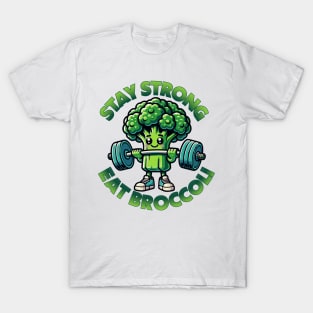 Stay Strong, Eat Broccoli T-Shirt